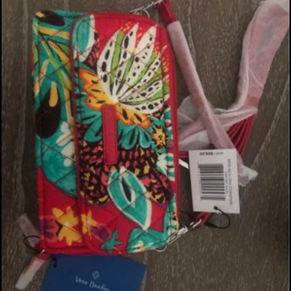 Vera Bradley crossbody bag in retired Rumba print. - Picture 3 of 5